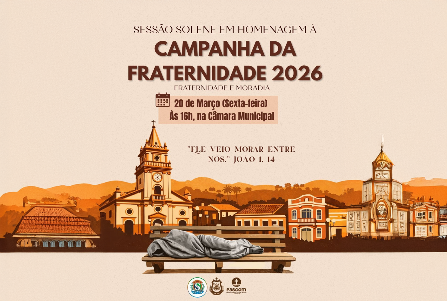 Convite Especial para a Sessão Solene da Campanha da Fraternidade 2026!